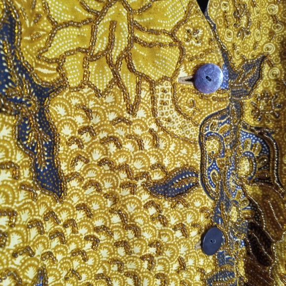 Casual Corner Vintage ornate gorgeous beaded tuxedo vest women's size medium - Picture 4 of 8